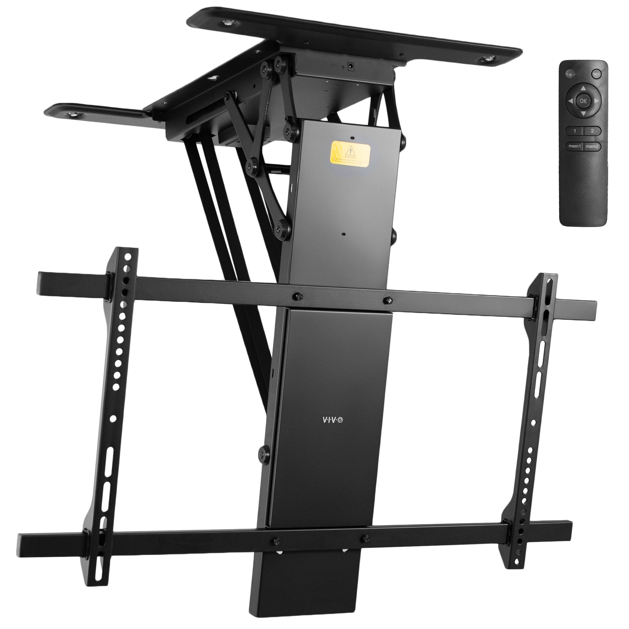 VIVO Motorized Flip Down Ceiling TV Mount for 40