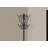 Coat Rack, Hall Tree, Free Standing, 8 Hooks, Entryway, 71"H, Umbrella Holder, Bedroom Metal, Transitional