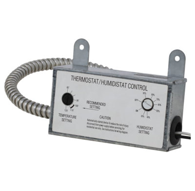 iLIVING ILG-001TH Humidity and Thermostat Control Box