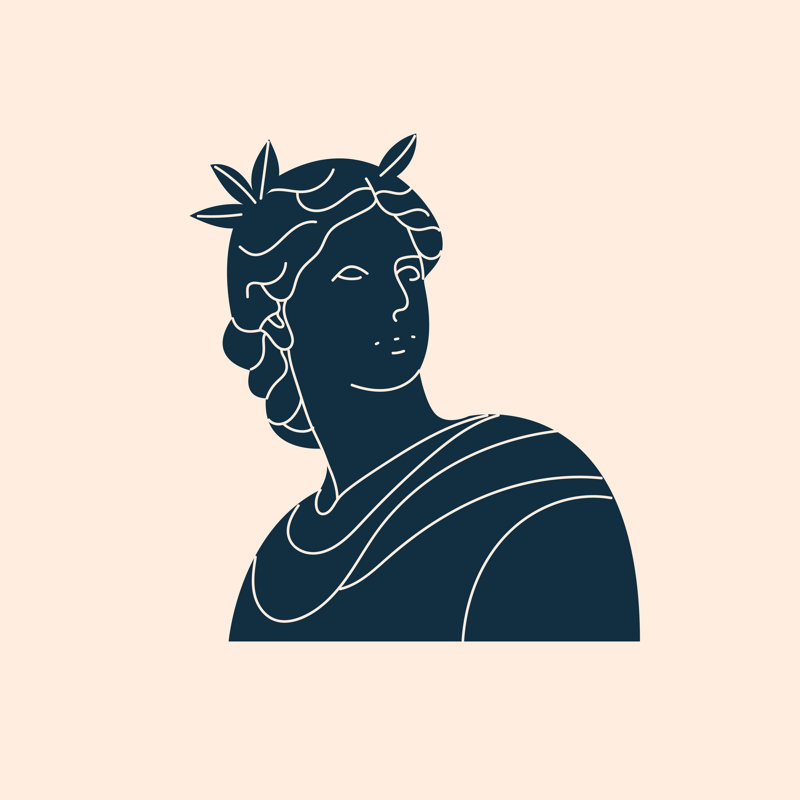 Greek Sculpture by Natalia Kosheleva - Wrapped Canvas Print, 30cm H x 30cm W