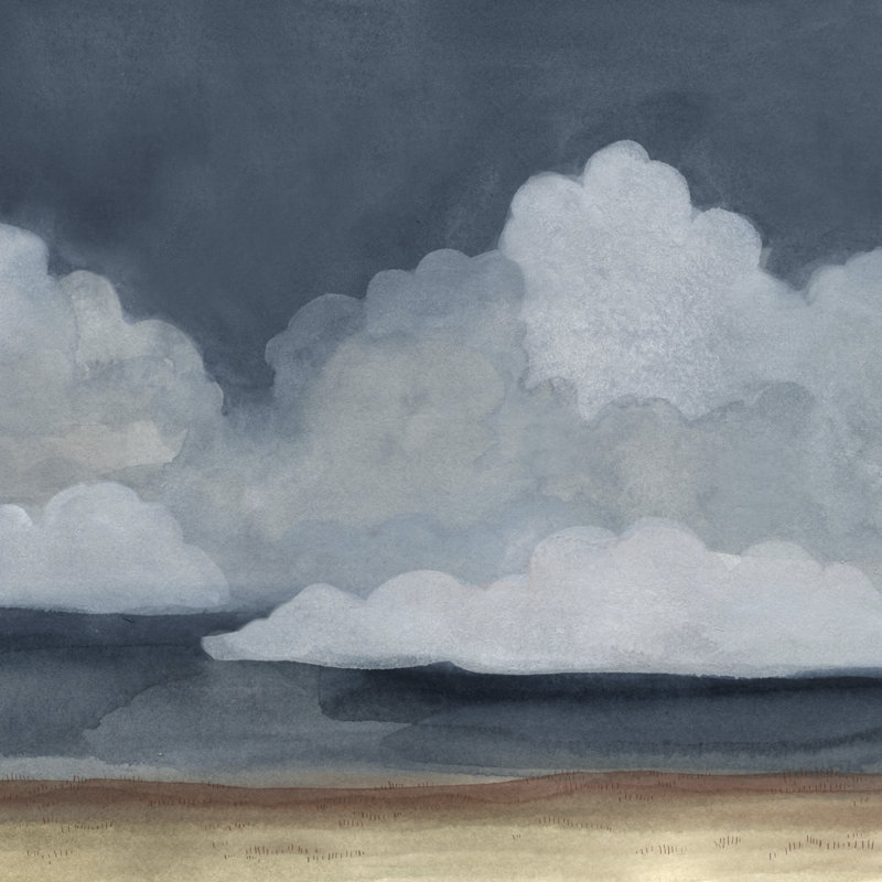 Cloud Landscape IV by Emma Scarvey - Wrapped Canvas Painting, 76cm H x 76cm W x 3.8cm D