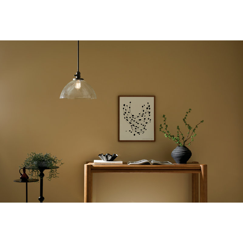11" 1-Light Dome Pendant, Bronze