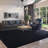 Rectangle Mardena Solid Color Machine Tufted Shag Microfiber Area Rug in Black-466226333