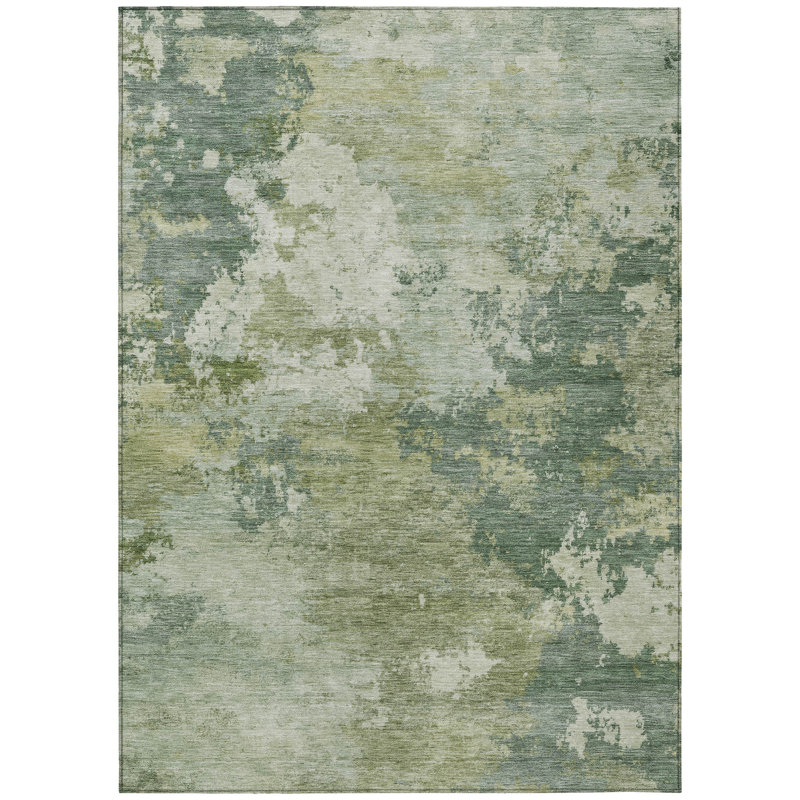Machine Washable Indoor/Outdoor Jadiel ACN2367 Abstract Rug, Rectangle 8' x 10'