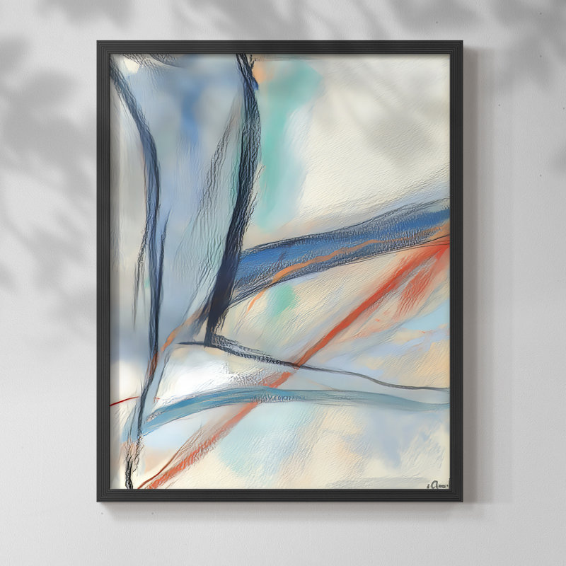 "ABSTRACT Series DCCXIX" par J Paul, Noir, noir, noir, noir, H 11 po x l 9 po