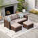 Mubariz 5 - Person Seating Group with Cushions