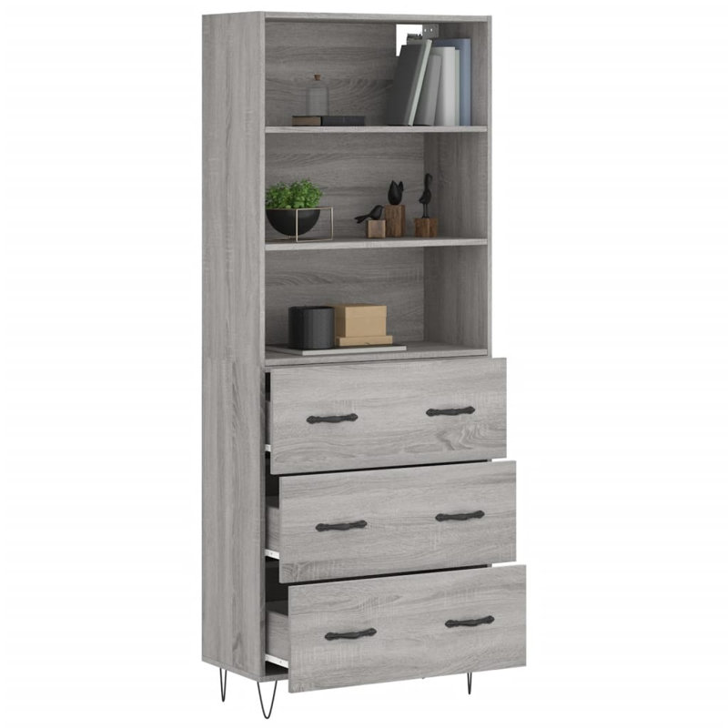 Michah 180cm H x 69.5cm W Standard Bookcase