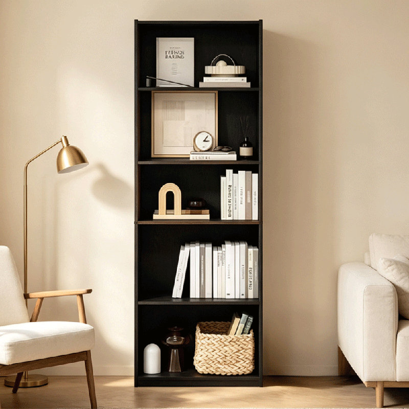 Bibliothèque à 5 niveaux (27,5 po x 65 po)