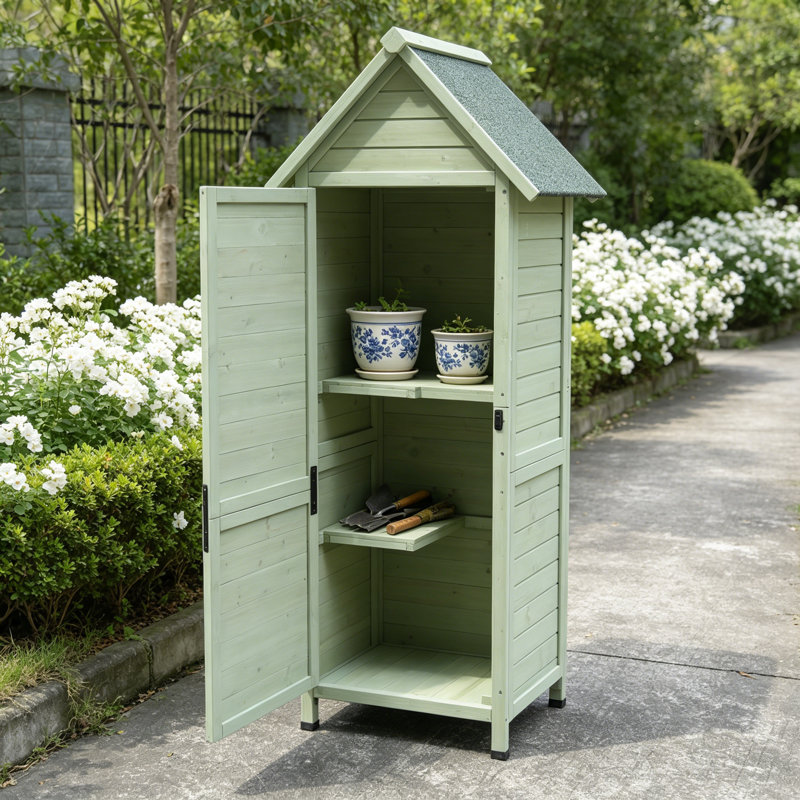 Remise de rangement extérieure en bois