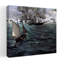 The Battle Of The Uss Kearsarge & Css Alabama Classic Contemporary Coastal Ocean Wall Art Print by Edouard Manet - 1 Piece Wrapped Canvas Wall Art-1322185339