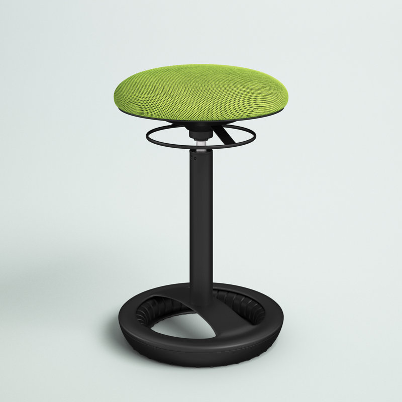 Klas Adjustable Height Ergonomic Active Stool, Green