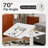 Adjustable Table with Wheels-1010656971