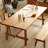 Japanese style all solid wood dining table-500397316