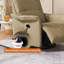 Tesler Faux Leather Recliner-1188937113