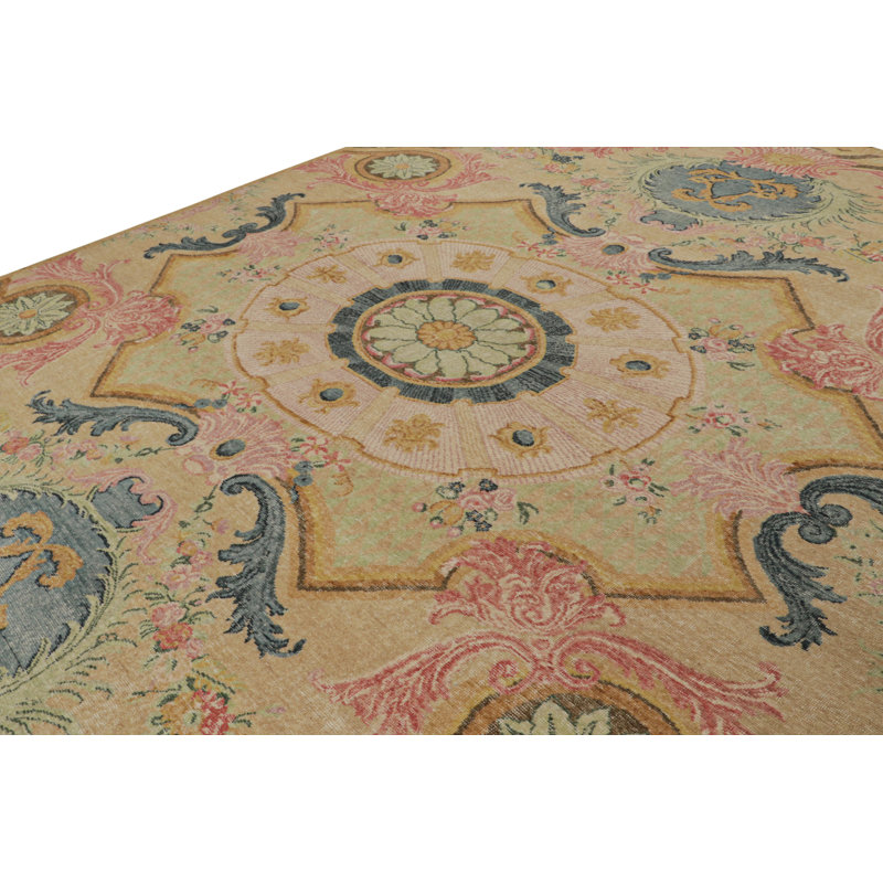 Hand Knotted Wool Area Rug