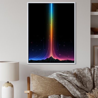 Singularity Consciousness Ascension I - Formes abstraites, reproduction sur toile