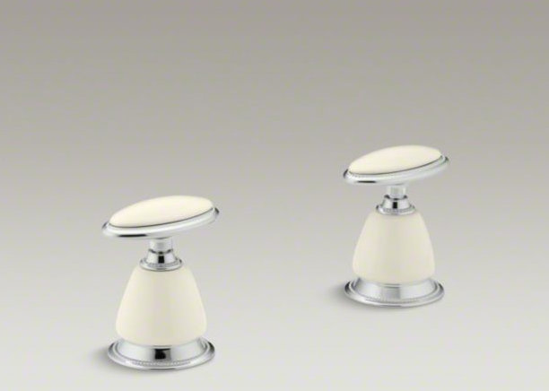Garniture de robinet de baignoire à haut débit Antique, Almond