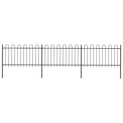 Celinda Black Metal Fence Panels Included