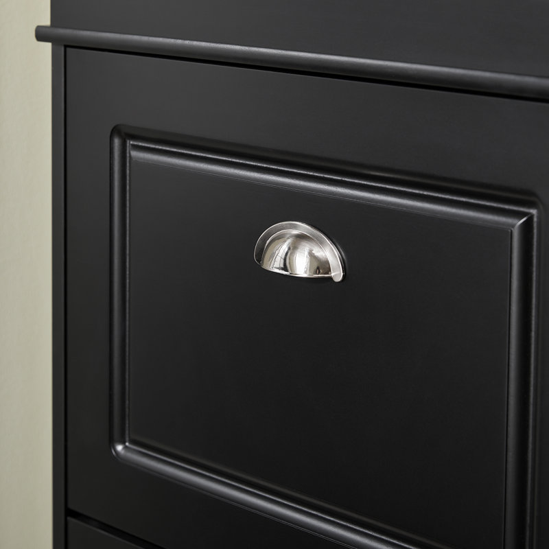 Rangement à chaussures 3 tiroirs pour couloir, salon, petit espace, noir, l 20,9 po x P 9,4 po x H 46,1 po