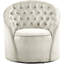 Fauteuil demi-tonneau pivotant en velours Alessio-551895581