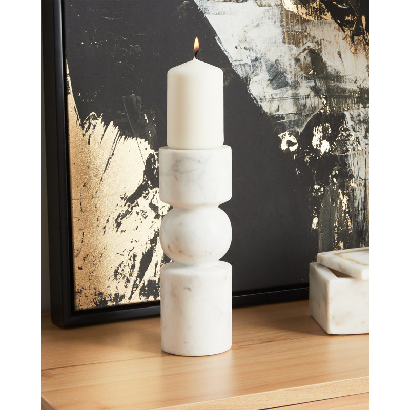 Marble Tabletop Candlestick