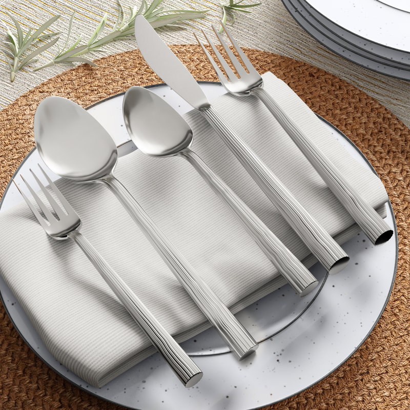 Ebern Designs Isen Stainless Steel Flatware Set - Service for 4
