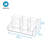 Cade Plastic 4 Compartment Makeup Organizer