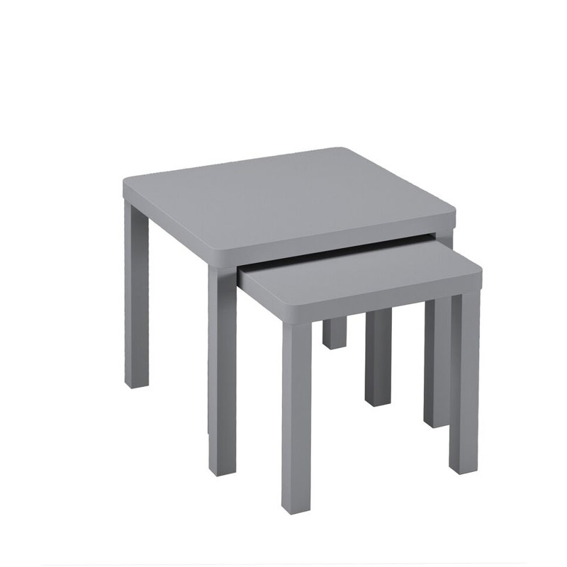 2 - Piece Living Room Table Set, Grey