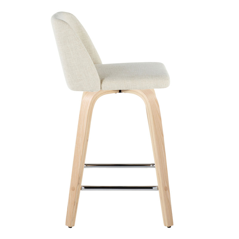 Ensemble de 2 tabourets de comptoir à hauteur fixe 24 po Toriano