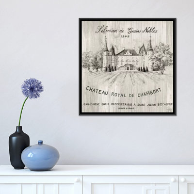 " Chateau Chambort On Wood " by Danhui Nai