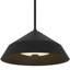 Luminaire suspendu noir à DEL intégré-119441490