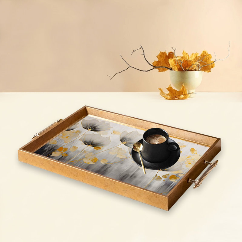 Élégant plateau en verre de 19,7 po x 11,4 po x 1,4 po | Fabrication 100% verre durable | Facile à nettoyer avec un chiffon humide | Idéal pour le service, la présentation décorative et l'organisation | Ajout élégant à la décoration intérieure