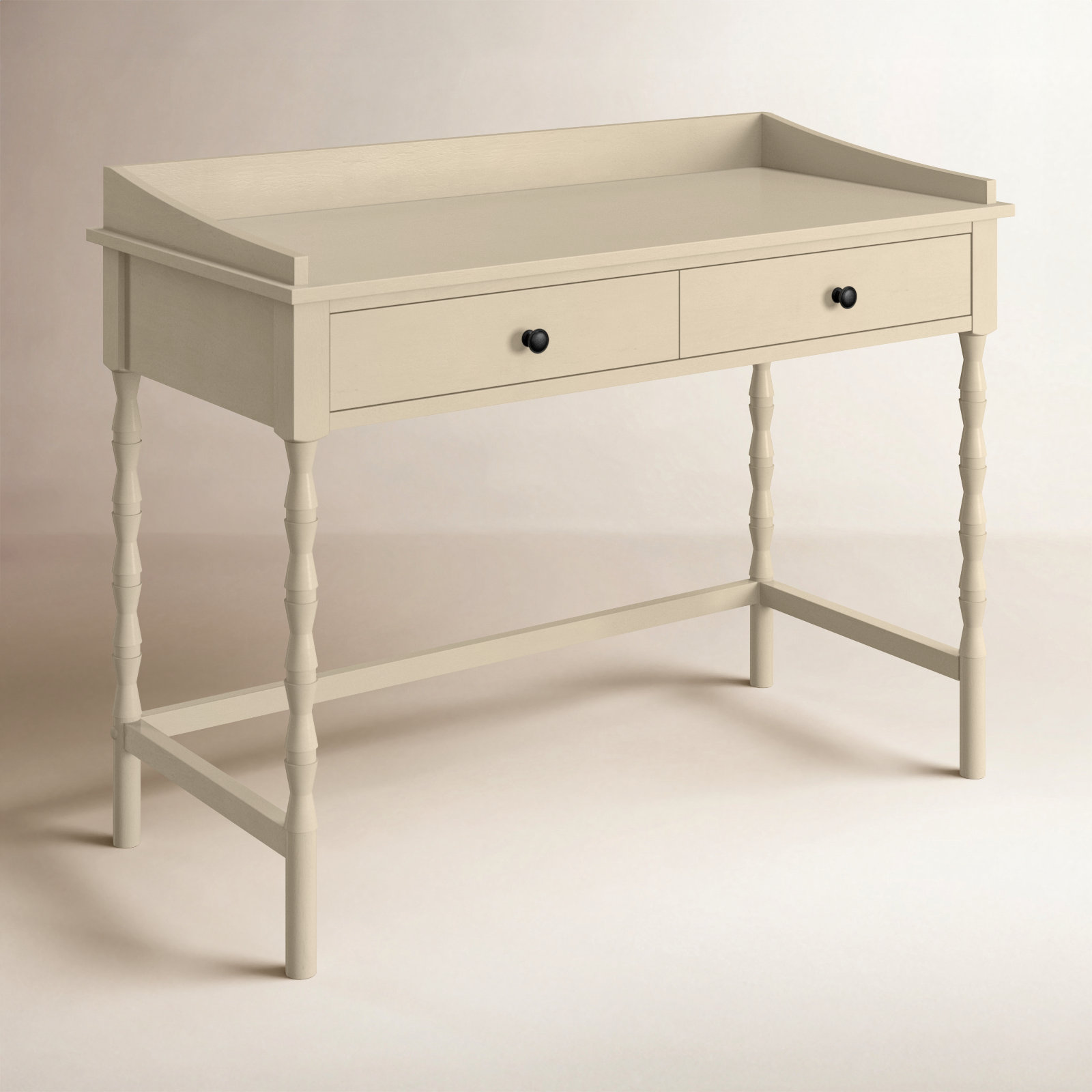 Mia 47 " Pine Writing Desk, Sand