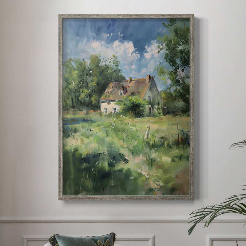 «LANDSCAPES Series CI», reproduction encadrée - bois massif, H 21 po x l 17 po
