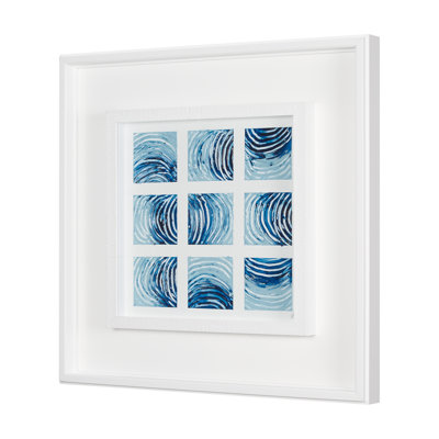 Ocean Sounds II a Handmade Original Framed Artwork under Glass