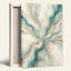 Art mural sur toile bleu sarcelle et or-132729941