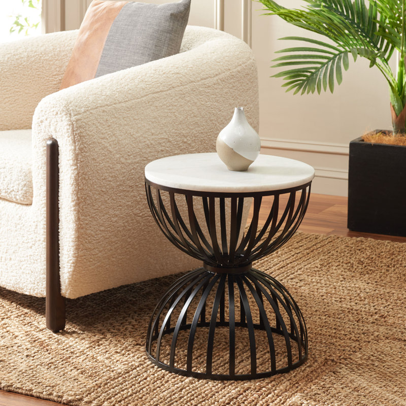 Evanthis Marble Top End Table