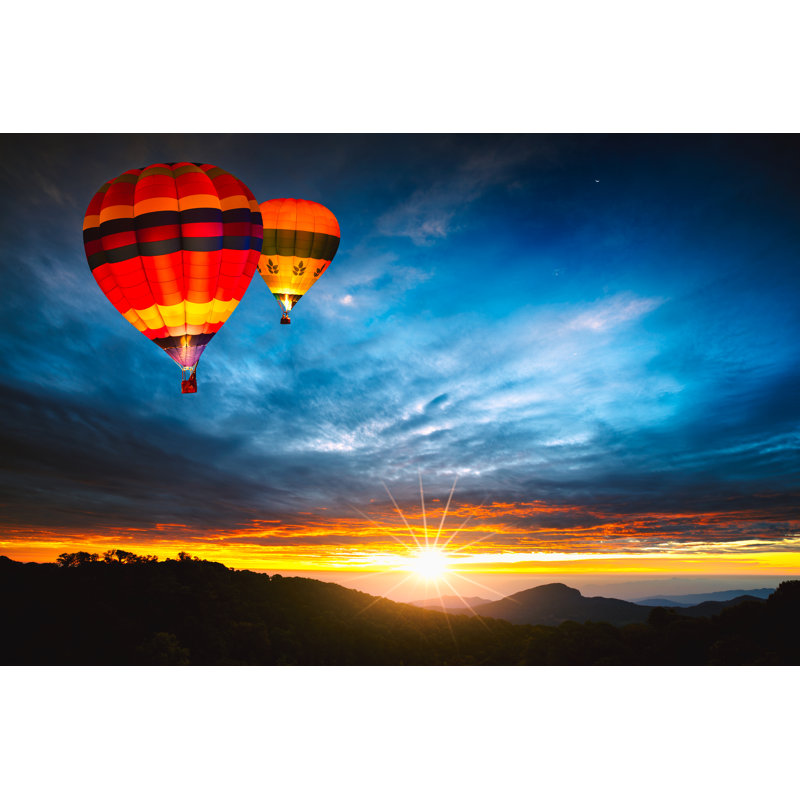Colorful Hot-air Balloons by Pat138241 - Wrapped Canvas Print, 51cm H x 76cm W
