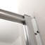 Cabine de douche simple coulissante 48 po x 72 po, nickel brossé - Accessoire de salle de bain élégant tendance