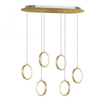 Lauri 6 - Light LED Cluster Pendant