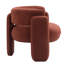  Chaise d'appoint Margarita - rouge cerise-1176084043
