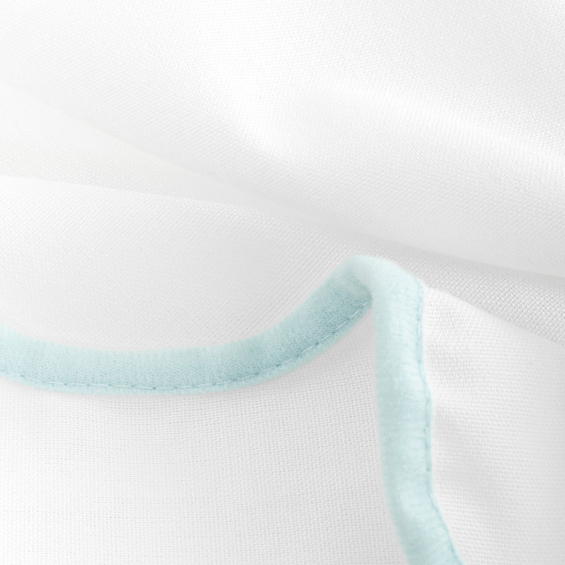 Coastal Chic Scallop Edge Window Curtain 2 Panels Set, Light Blue 52" W X 96" L,2pcs, 52" W x 96" L, Light Blue