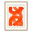 «Orange Strokes Print» par Haniff-129155863-129155876-129155882