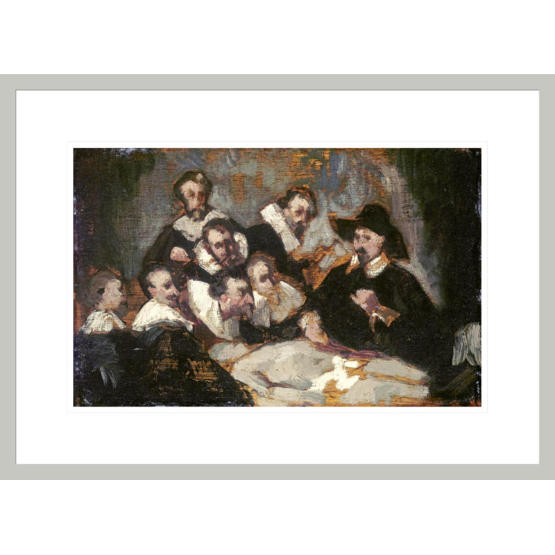 «The Anatomy Lesson» par impression giclée encadrée, 15,87 po H x 21,75 po L