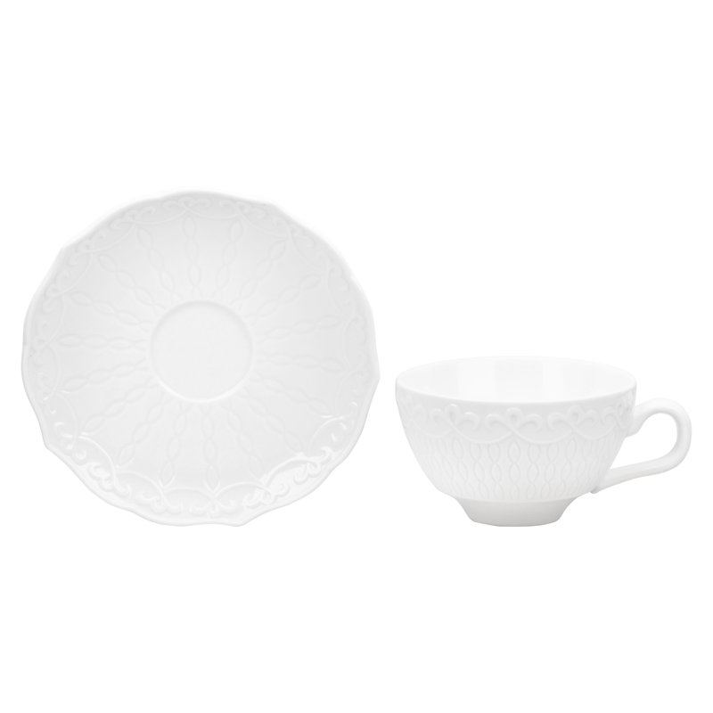 Woodstock Porcelain Teacup and Saucer
