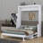 Queen Size Murphy Bed With A Shelf-107173551