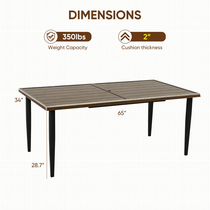 Table 65 et 34 po