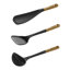 Staub Silicone with Wood Handle 3 Piece Cooking Utensil Set