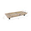 Sagebrook Home 18" Gorda Crackle Travertine Tray
