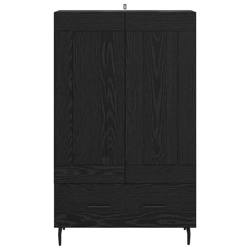 Highboard Accent Chest, Black Oak